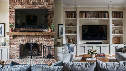 TV Placement Dilemma: Above the Fireplace or in the Nook?