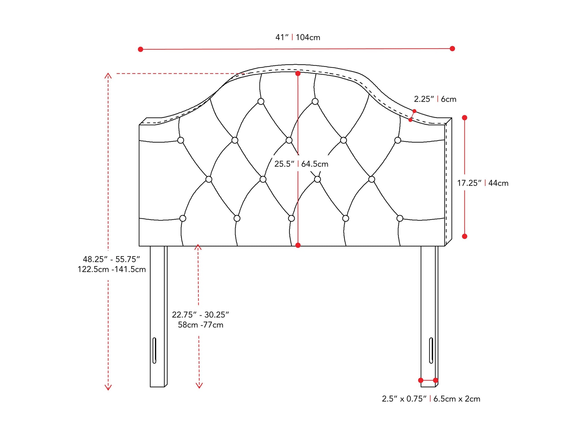 Light grey diamond tufted headboard, twin size, with soft fabric upholstery and elegant design.