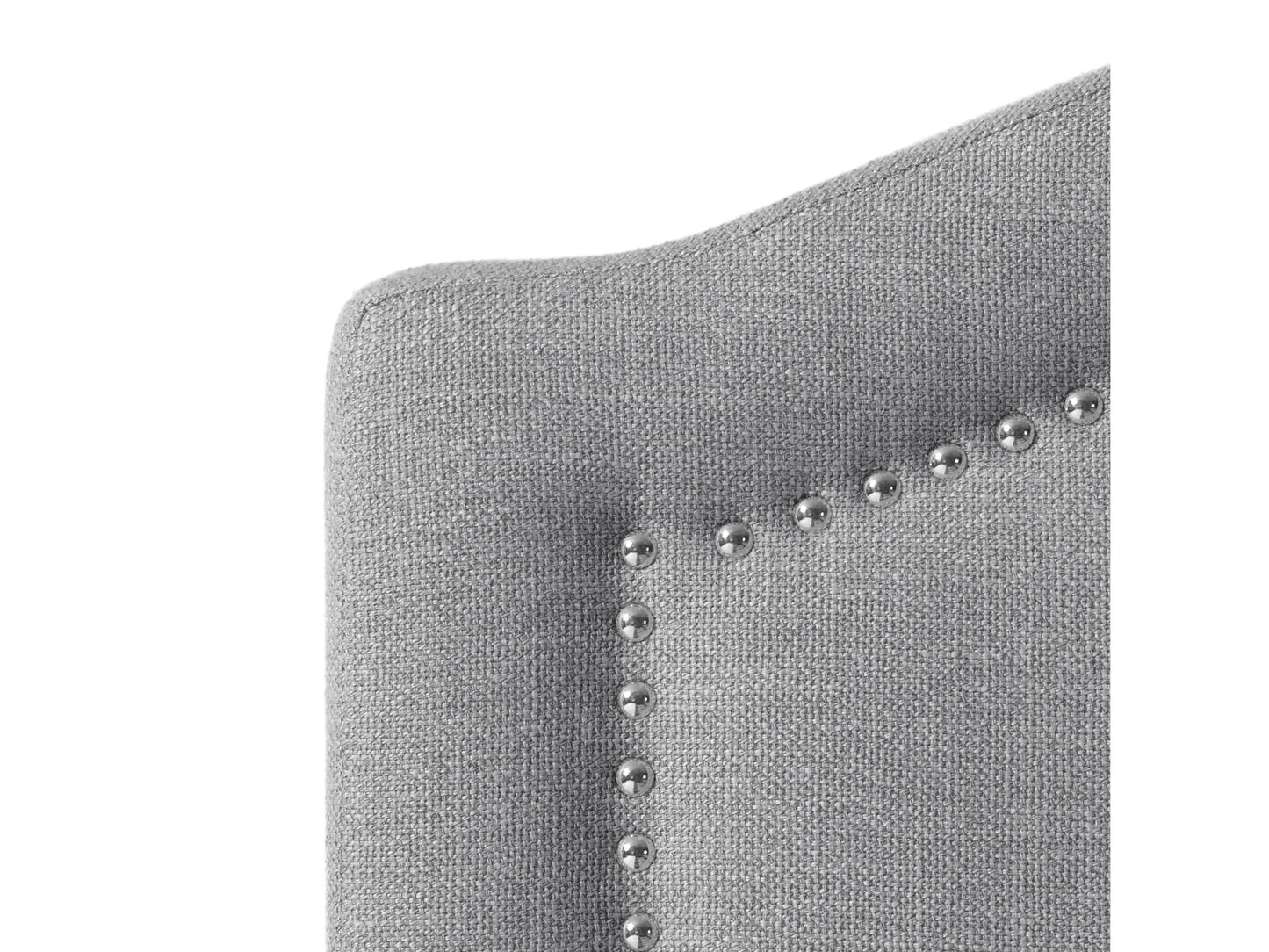 grey Twin / Single Bed Maeve Collection detail image by CorLiving#color_grey