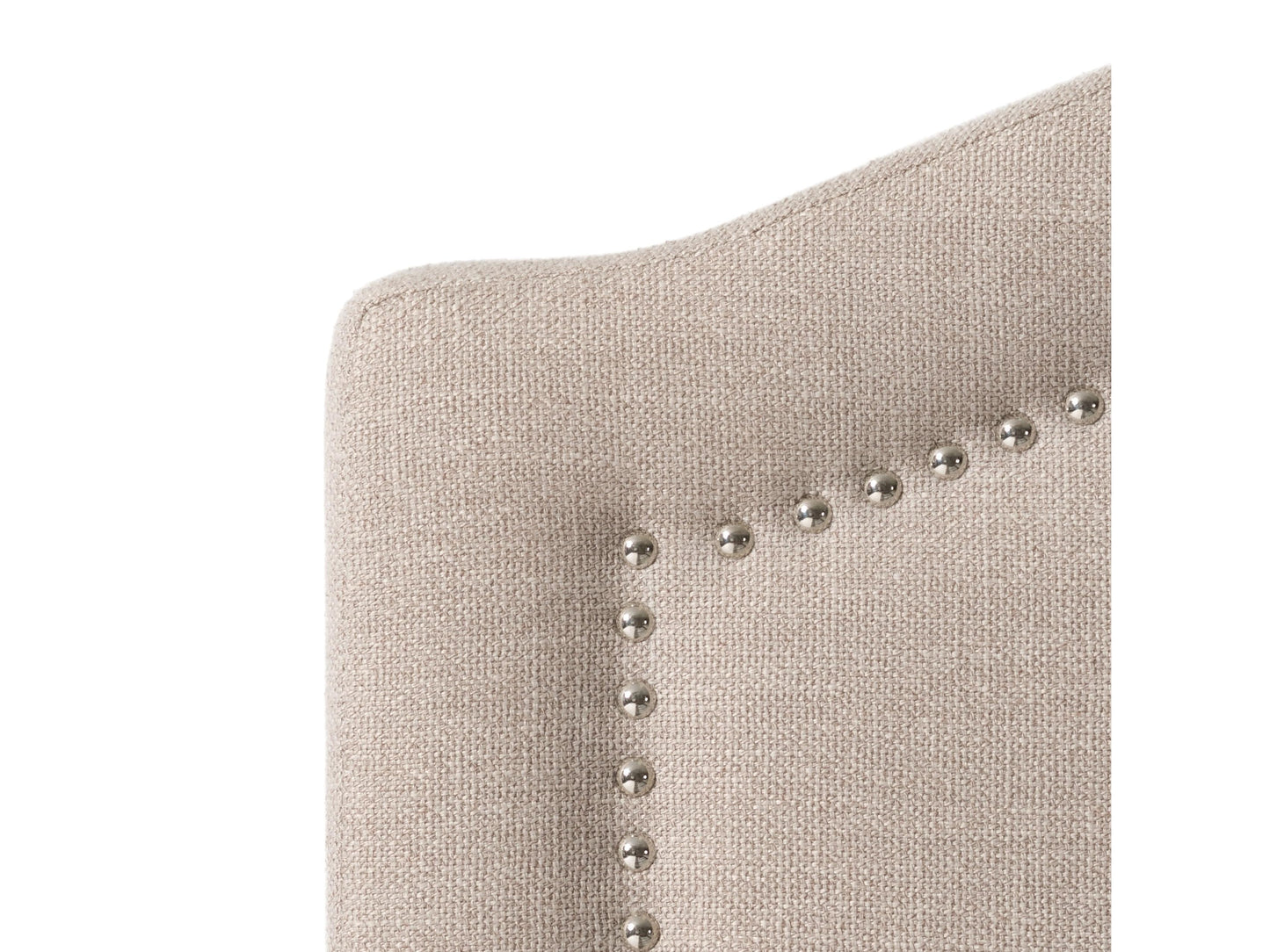 beige Twin / Single Bed Maeve Collection detail image by CorLiving#color_beige