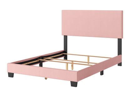 Pink Boucle Bed