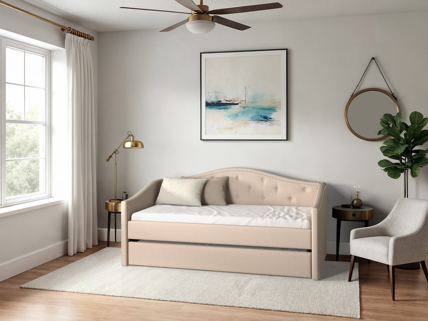 Twin Day Bed with Trundle