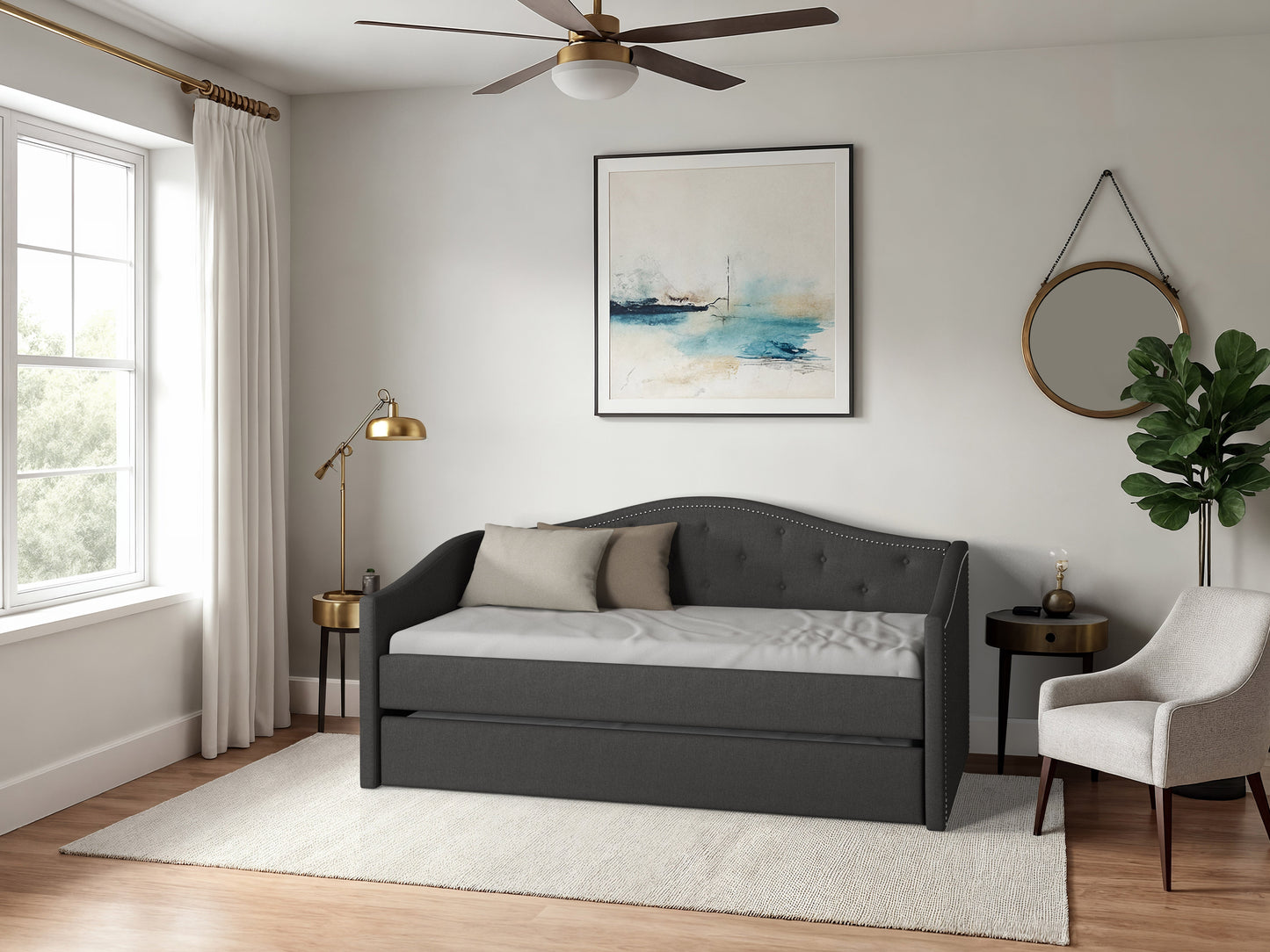 Twin Day Bed with Trundle