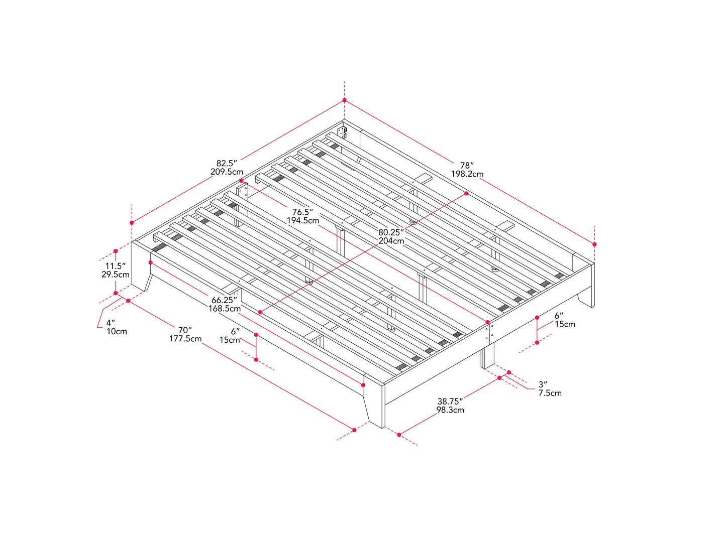 King Platform Bed