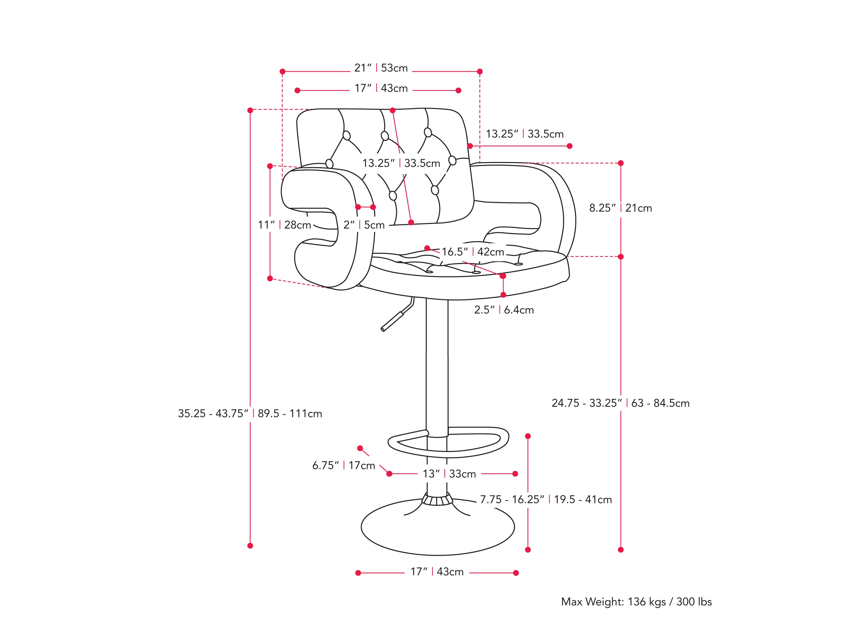 Set of 2 oatmeal bar stools with arms, upholstered fabric, wooden legs, and a modern design.