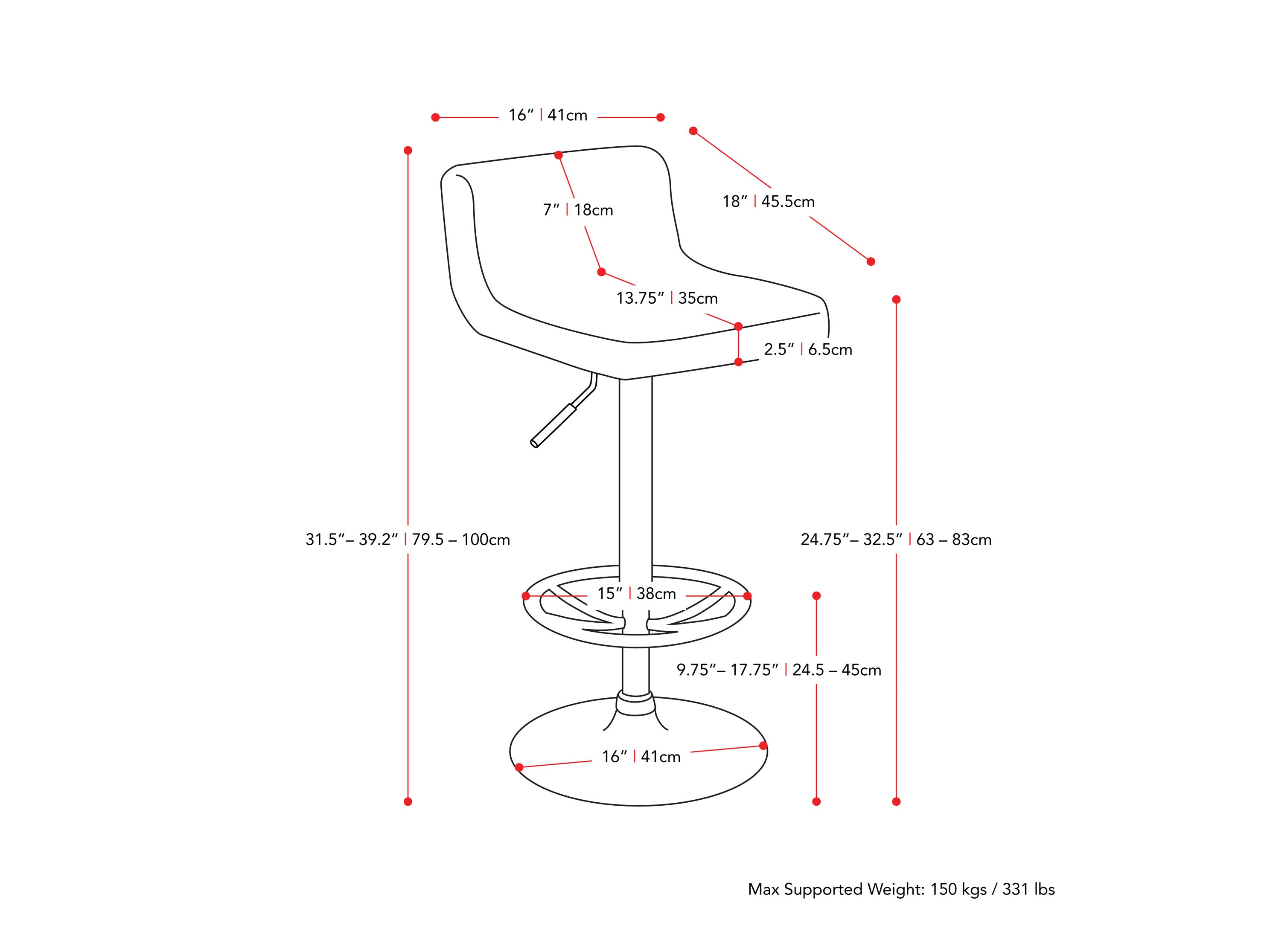 White low back bar stools, set of 2, with cushioned seats and sleek metal legs, perfect for modern kitchen or bar areas.