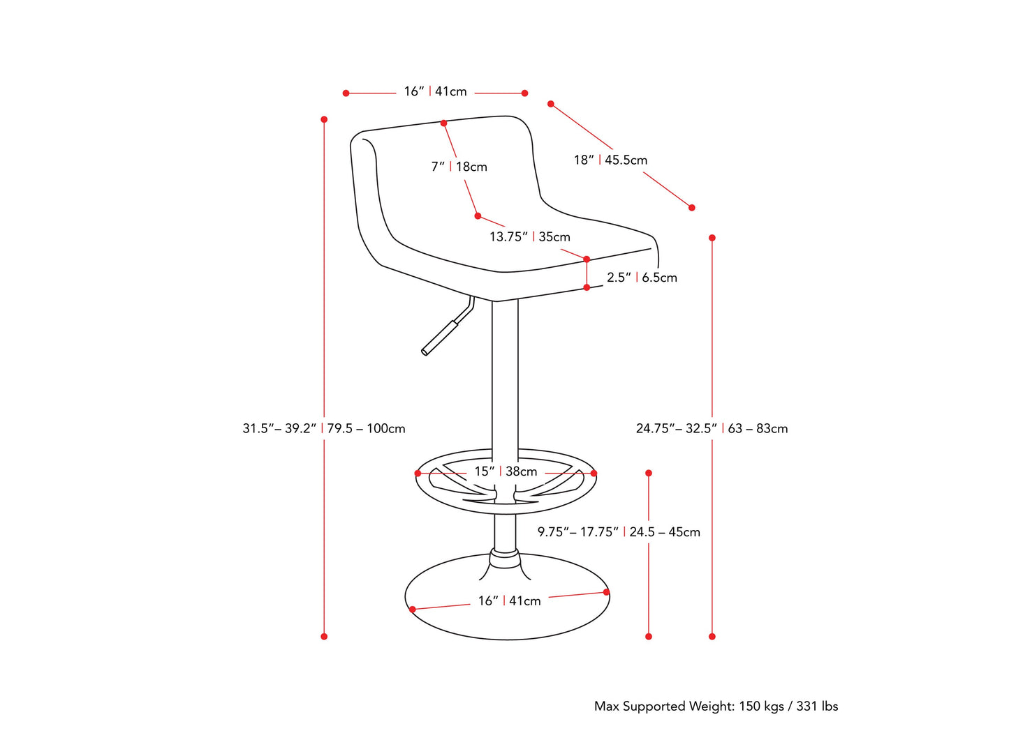 White low back bar stools, set of 2, with cushioned seats and sleek metal legs, perfect for modern kitchen or bar areas.