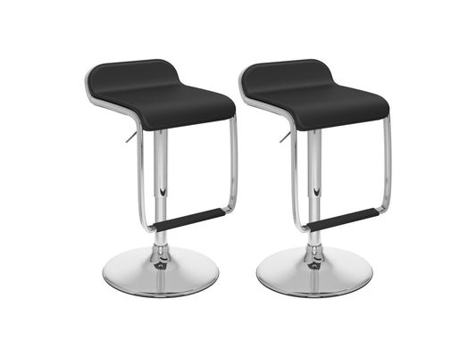 Low Back Bar Stools, Set of 2