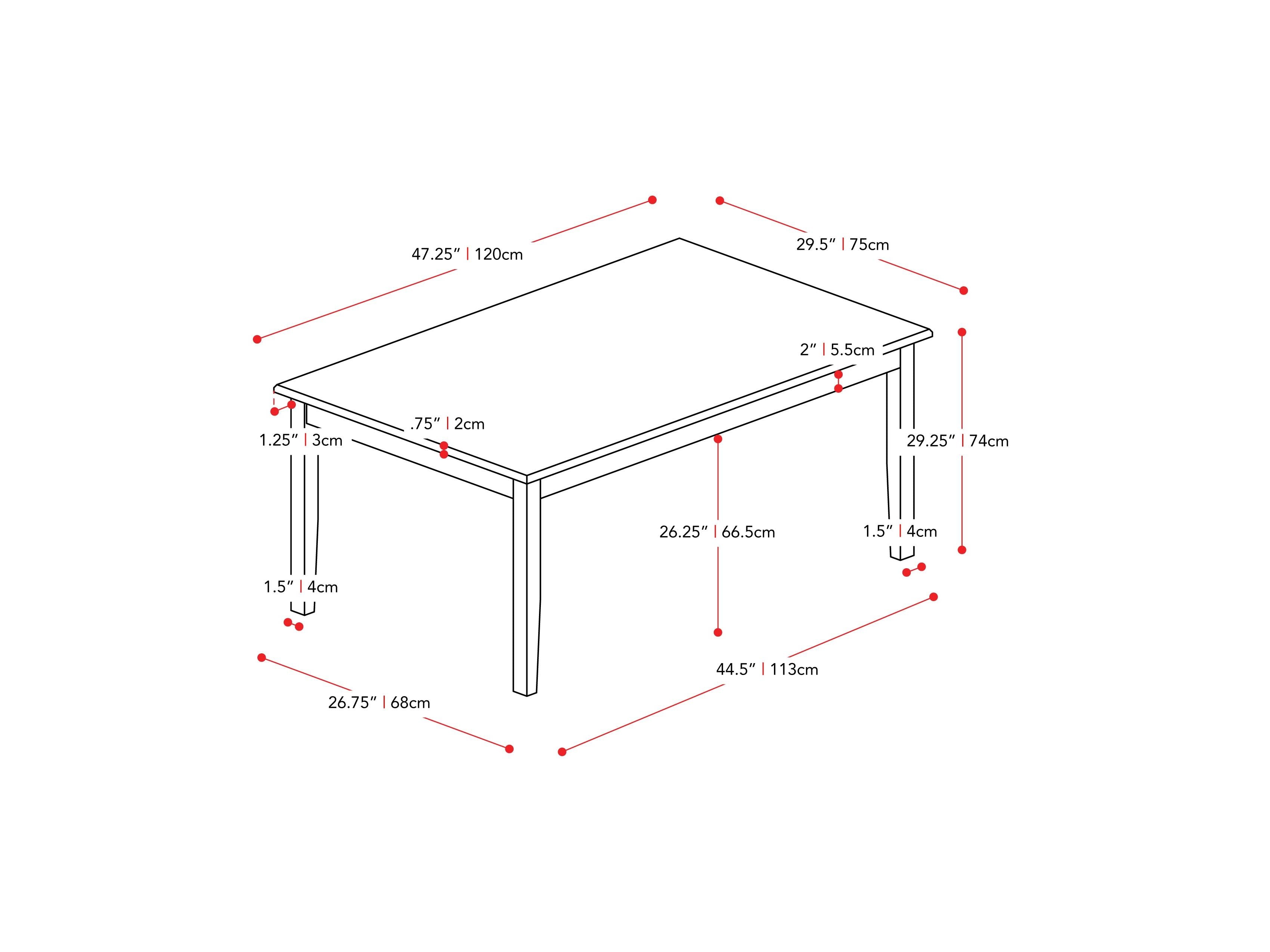 Grey and white modern dining table with sleek metal legs, rectangular wooden top, and minimalist design, perfect for contemporary kitchens and dining rooms.