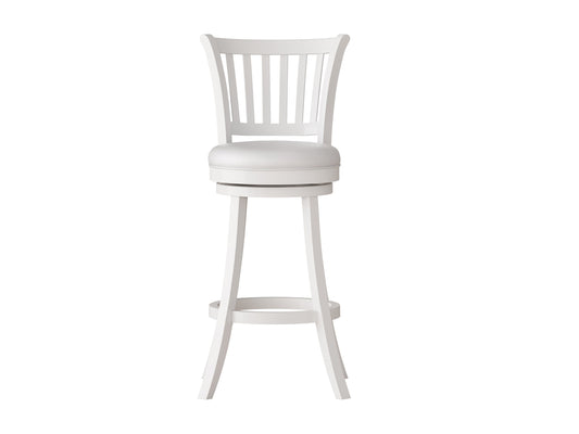 White Bar Stools, Set of 2