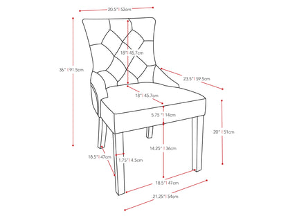 Accent Chairs, Set of 2