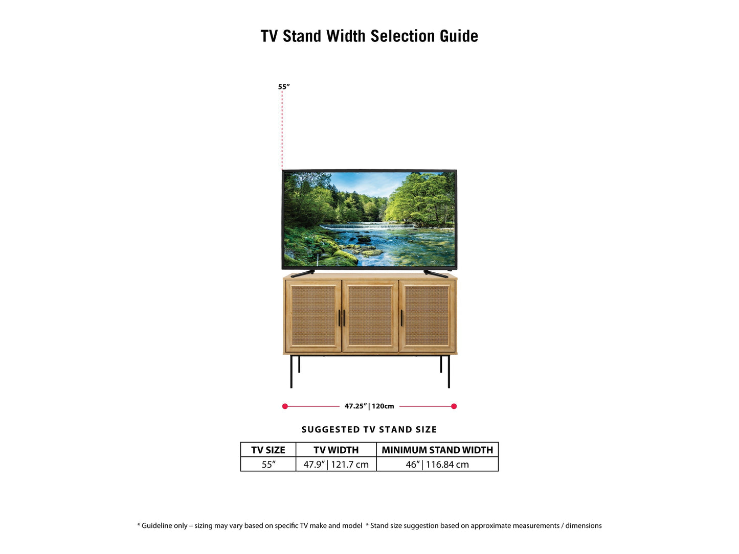 Light brown wood sideboard buffet with ample storage and sleek design, featuring minimalistic handles and sturdy construction.