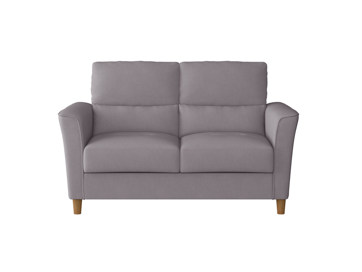 light grey 2 Seater Loveseat and Chair Set, 2 piece Caroline collection detail image by CorLiving#color_light-grey