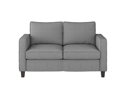 light grey 2 Seater Sofa Loveseat Georgia Collection product image by CorLiving#color_georgia-light-grey