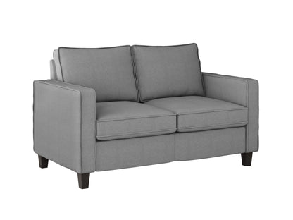 light grey 2 Seater Sofa Loveseat Georgia Collection product image by CorLiving#color_georgia-light-grey