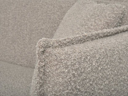 Light Gray Boucle Sofa