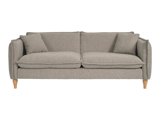 Light Gray Boucle Sofa