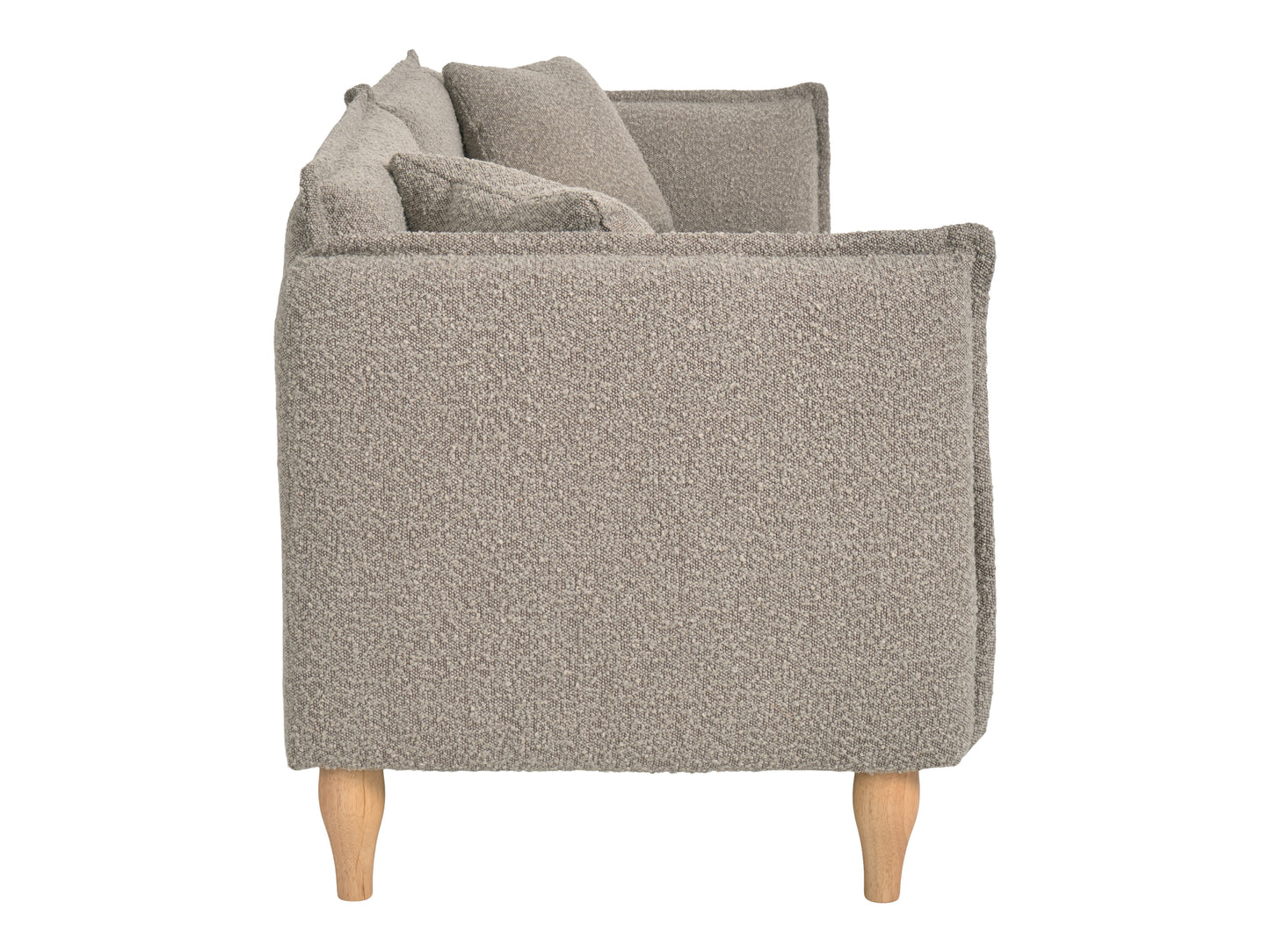 Light Gray Boucle Sofa