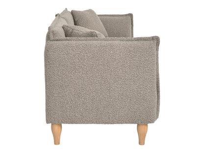 Light Gray Boucle Sofa