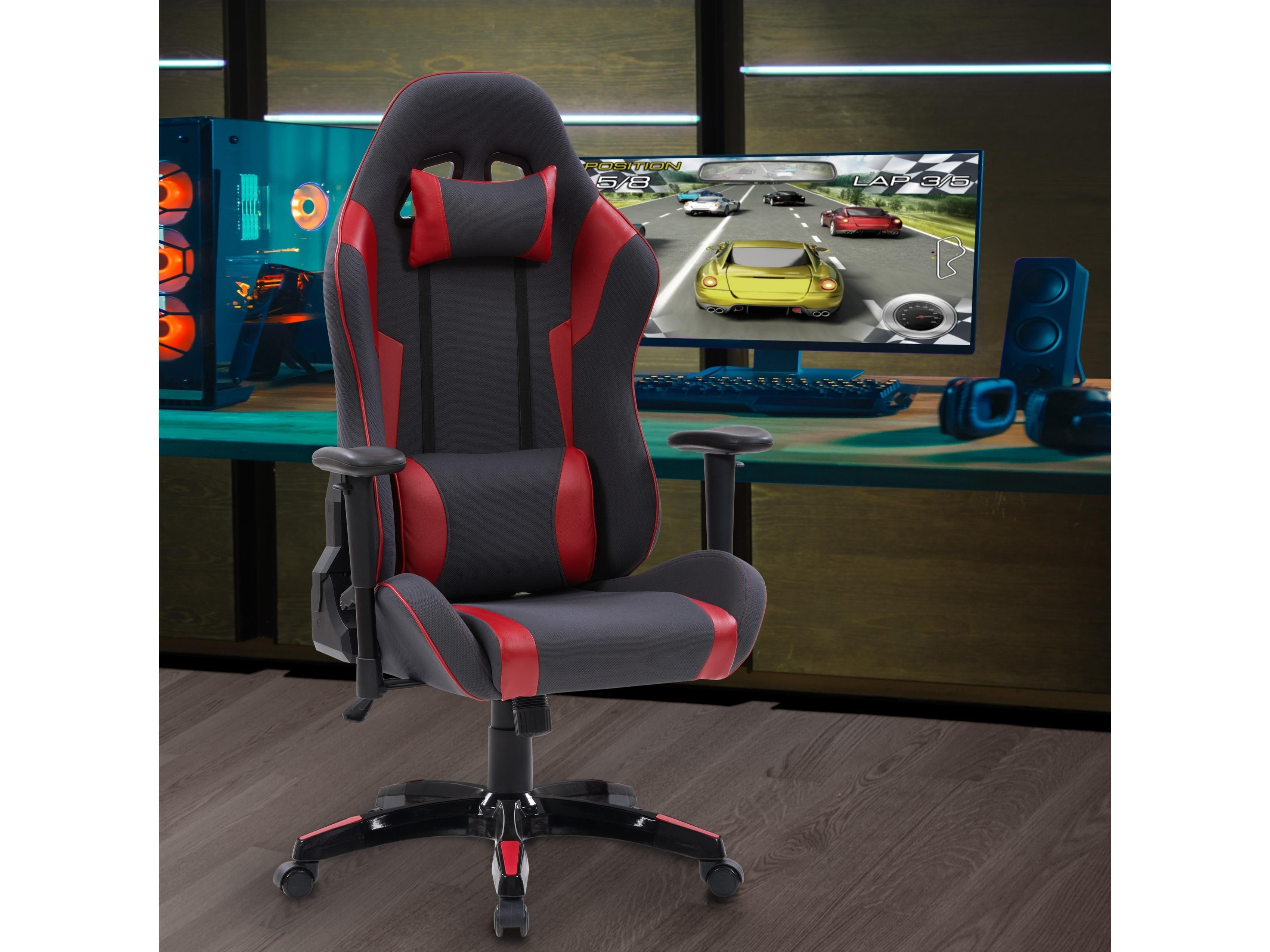 Ergonomic Gaming Chair with Lumbar Support CorLiving Furniture