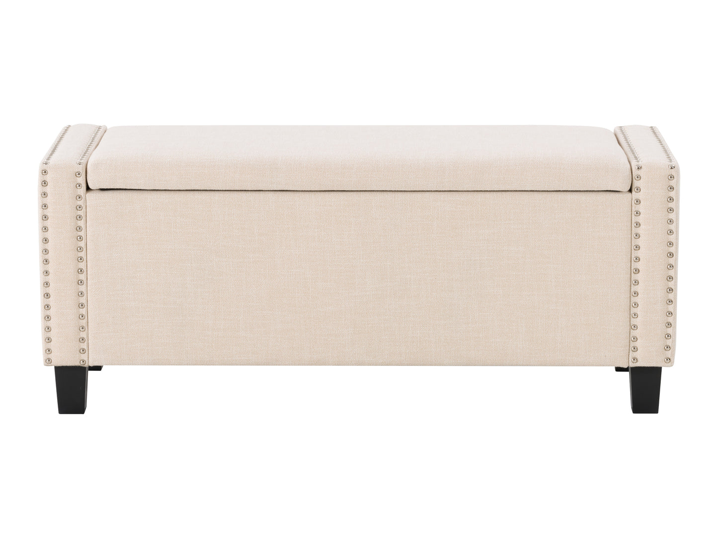 Beige Storage Bench