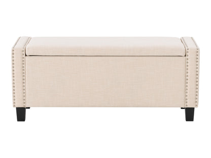 Beige Storage Bench