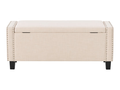 Beige Storage Bench