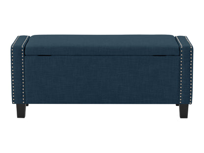 Blue Storage Bench