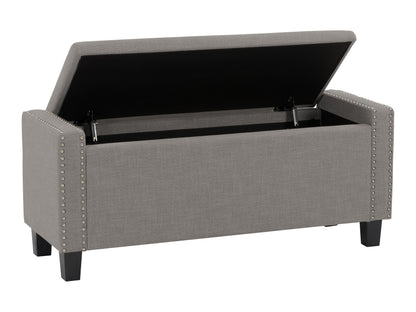 Grey Storage Bench