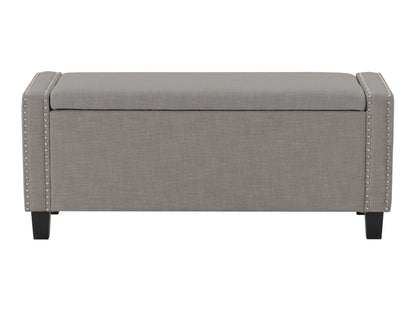 Grey Storage Bench