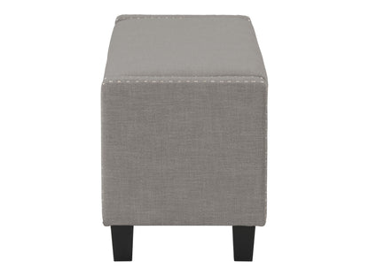 Grey Storage Bench