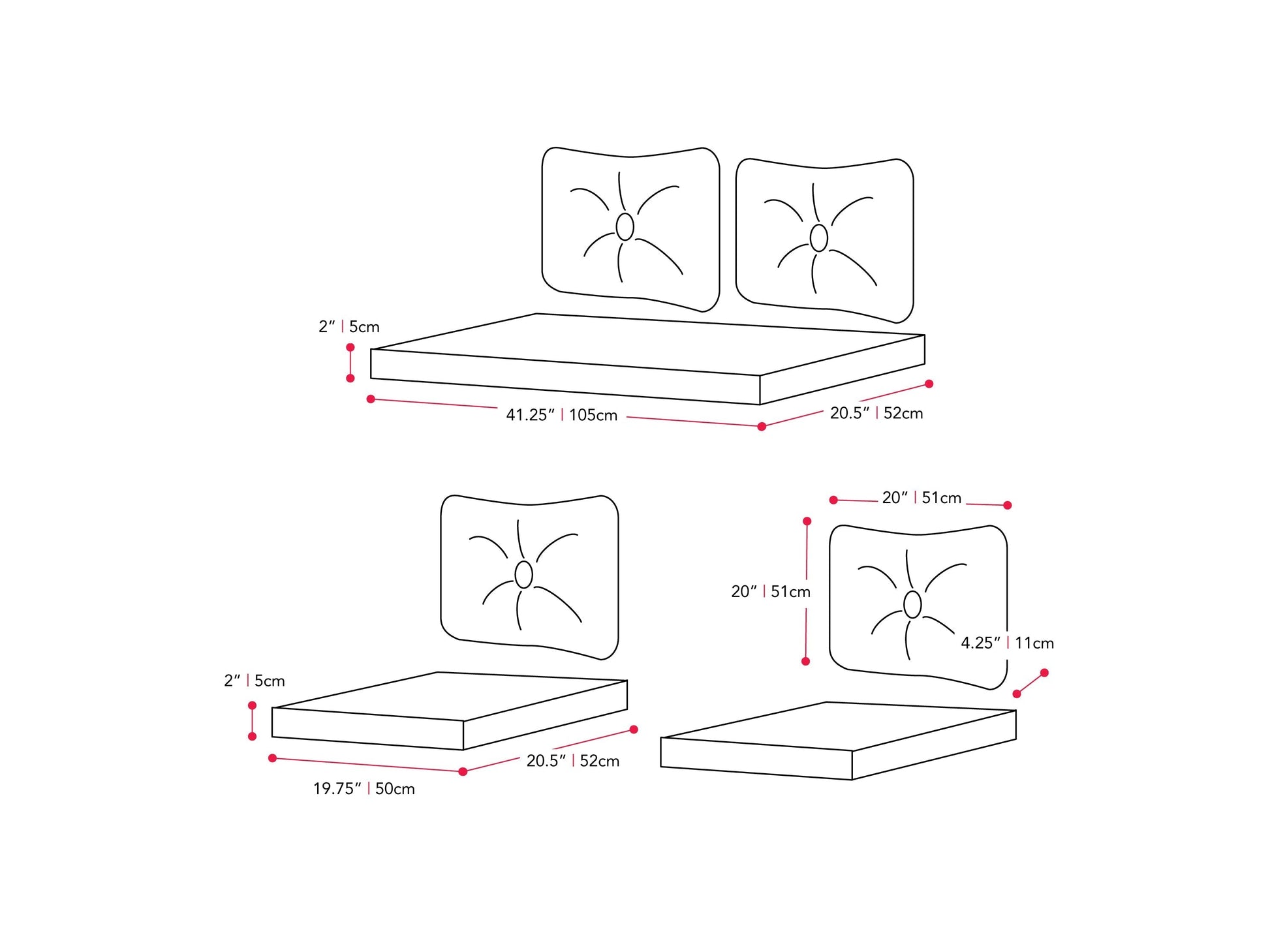 Light blue patio replacement cushion set, 7-piece, durable fabric, weather-resistant, and comfortable outdoor seating.