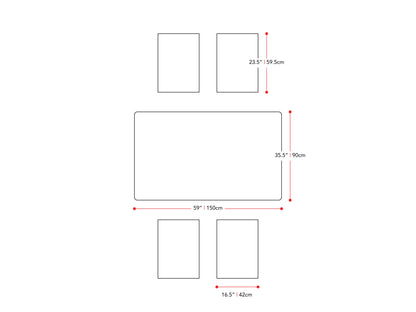 Dining Set, 5pc