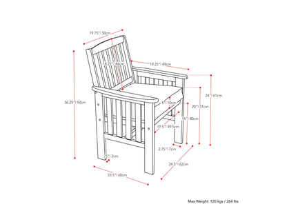 Washed white wooden patio conversation set, 4pc, modern outdoor furniture with cushions and sturdy construction.