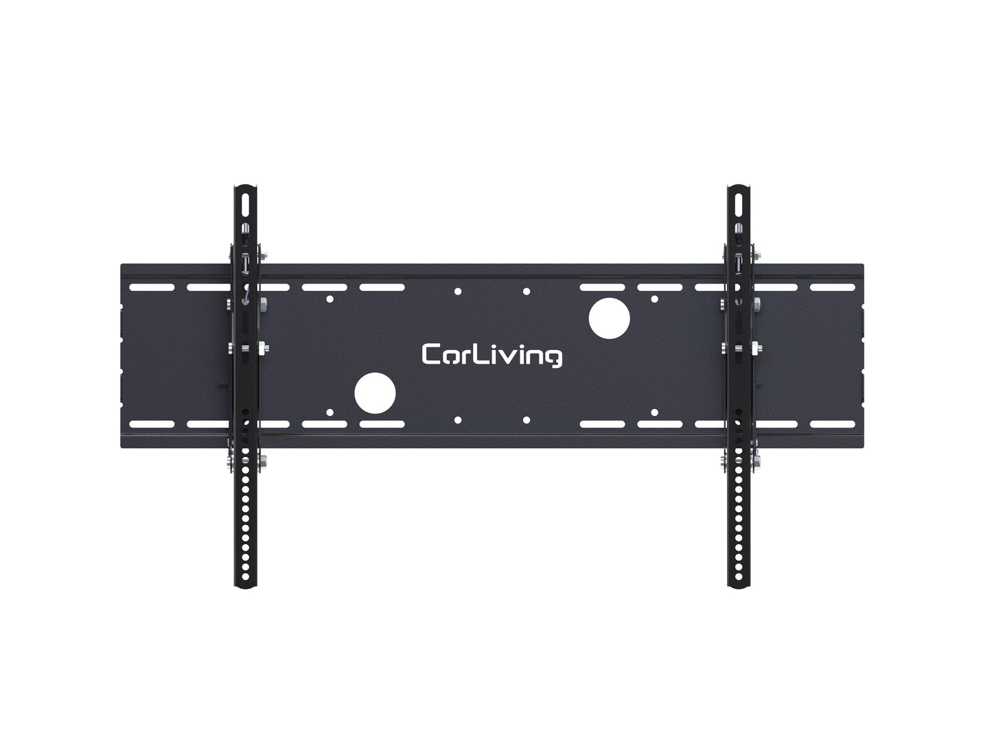 Alt Tag: Black tilting TV wall mount for 40" - 100" TVs, featuring adjustable tilt mechanism, sturdy steel construction, and sleek design for optimal viewing angles and space-saving installation.