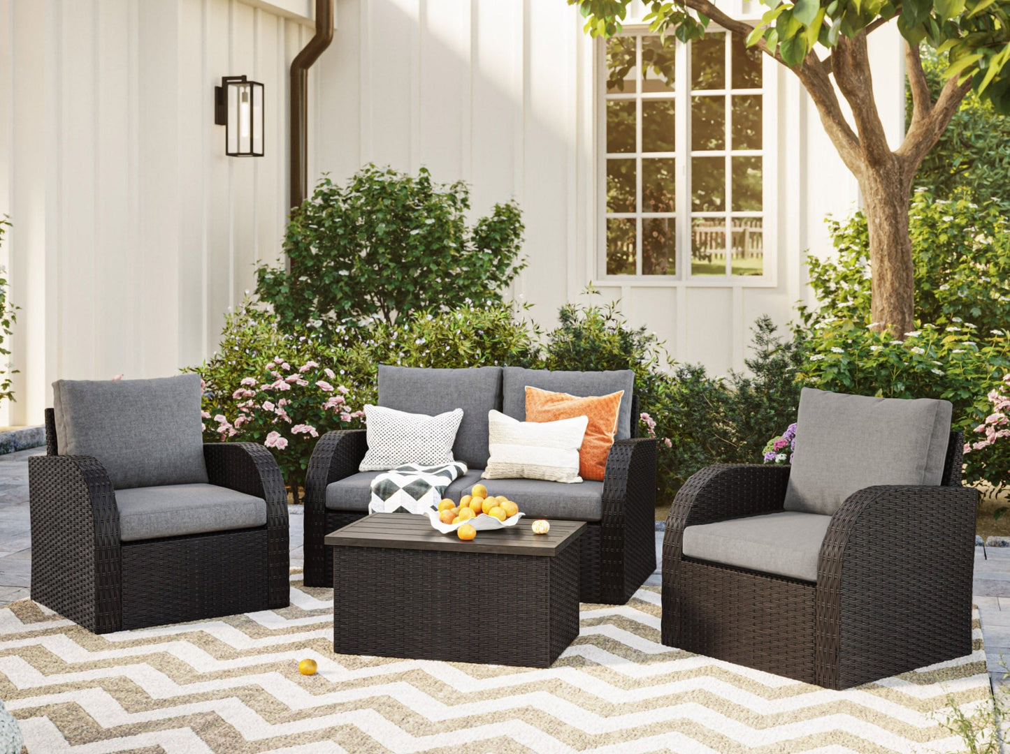 Outdoor Loveseat Set, 5pc