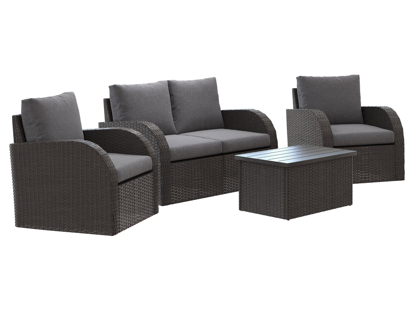 Outdoor Loveseat Set, 5pc