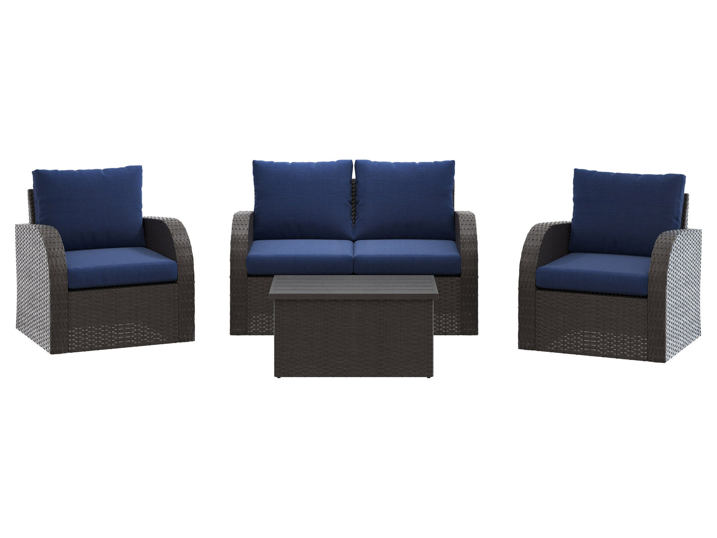 Outdoor Loveseat Set, 5pc