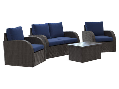 Outdoor Loveseat Set, 5pc