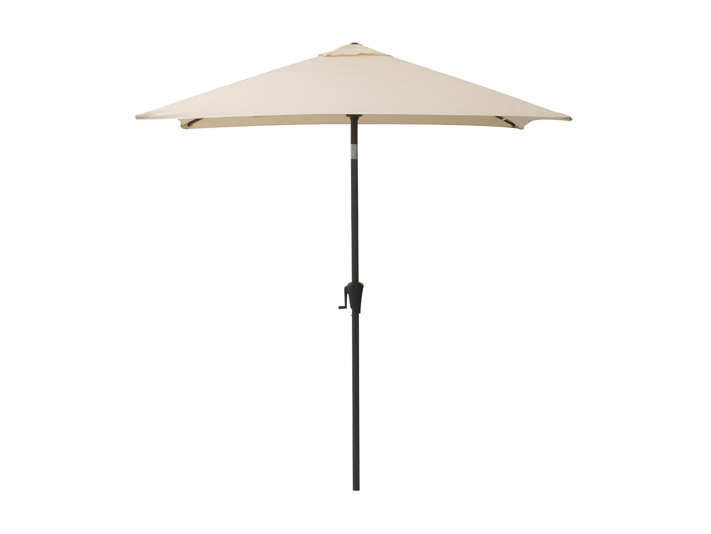 9ft square patio umbrella, tilting, warm white canopy, sturdy aluminum pole, ideal for outdoor shade.