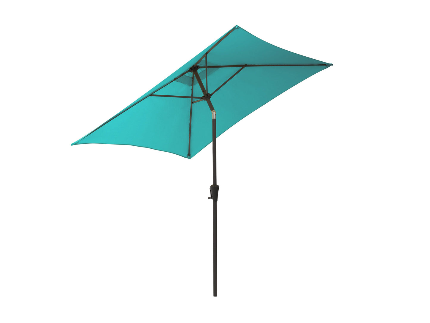 turquoise blue square patio umbrella, tilting 300 Series product image CorLiving#color_ppu-turquoise-blue