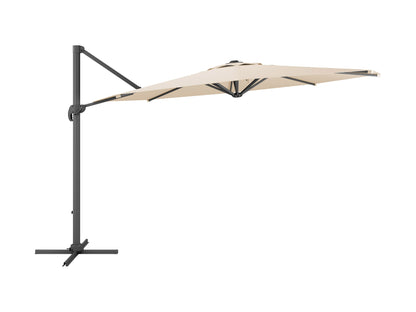 warm white deluxe offset patio umbrella 500 Series product image CorLiving#color_ppu-warm-white