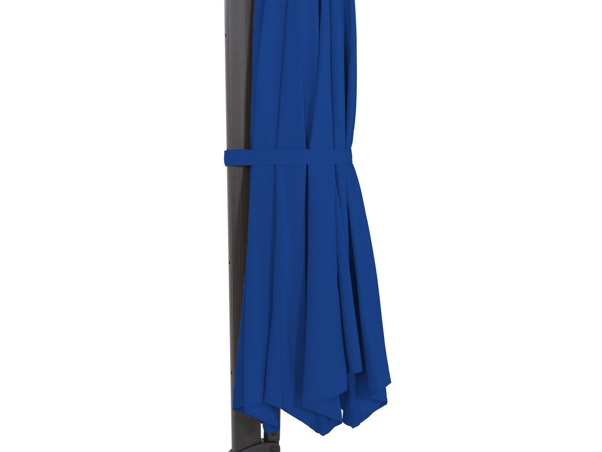 cobalt blue deluxe offset patio umbrella 500 Series detail image CorLiving#color_ppu-cobalt-blue