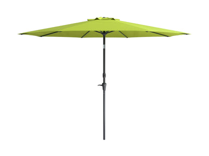 Lime green 10ft wind resistant patio umbrella with sturdy aluminum frame and UV protection.