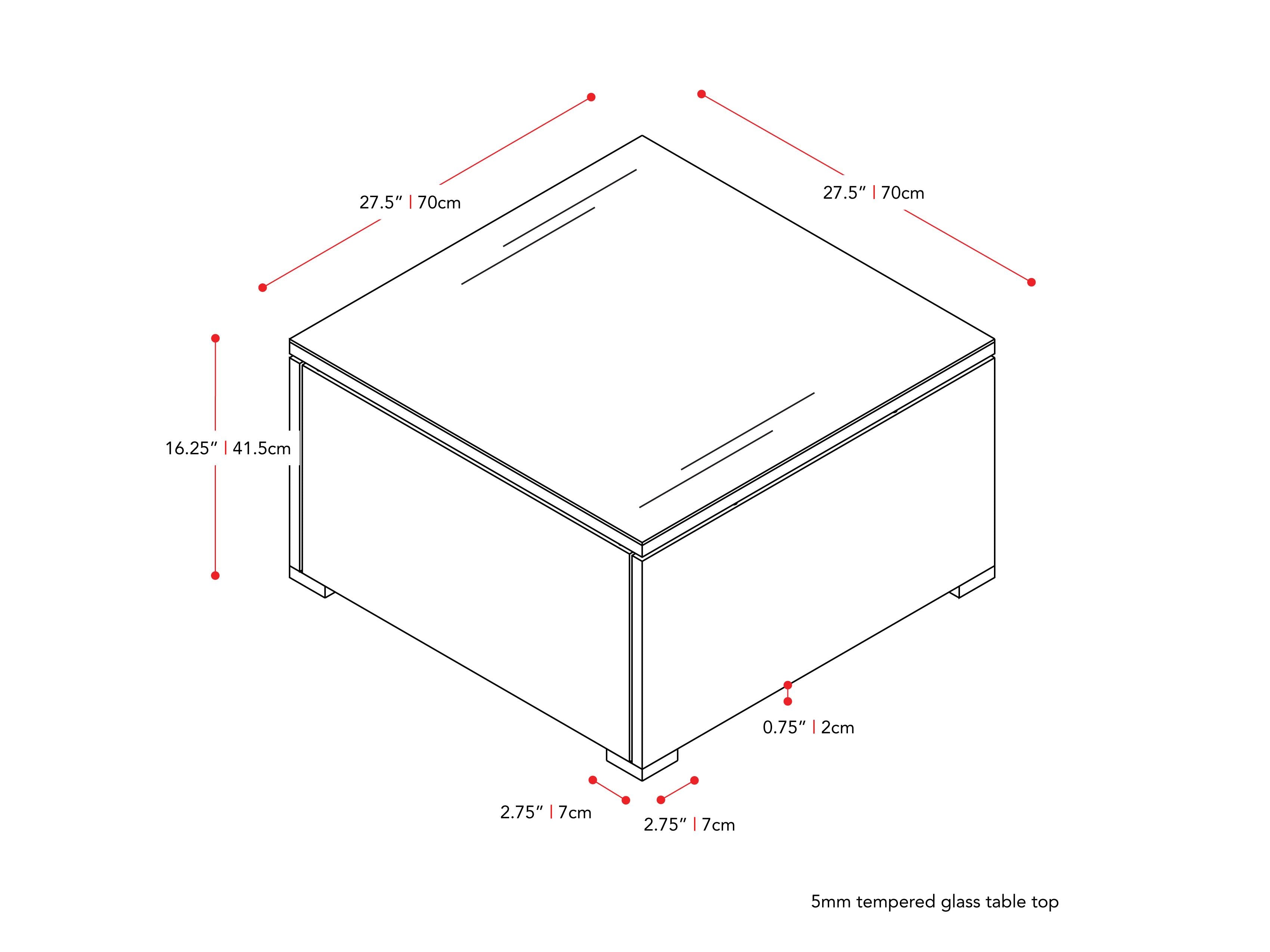 Square grey outdoor coffee table with sleek design, durable materials, and minimalist style for patio or garden spaces.