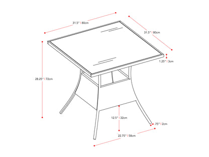 Patio Dining Set 5pc