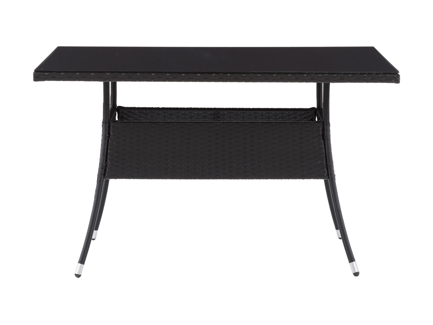 Black Outdoor Dining Table