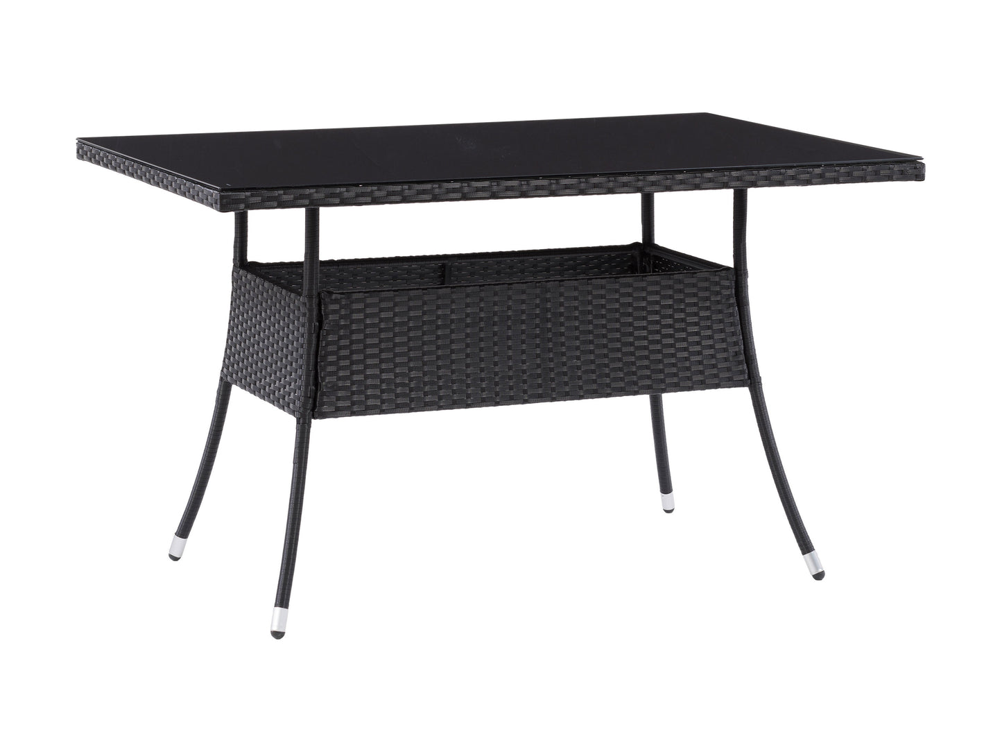 Black Outdoor Dining Table