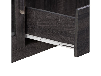 dark grey TV Cabinet with Drawers for TVs up to 85" Hollywood Collection detail image by CorLiving#color_dark-grey