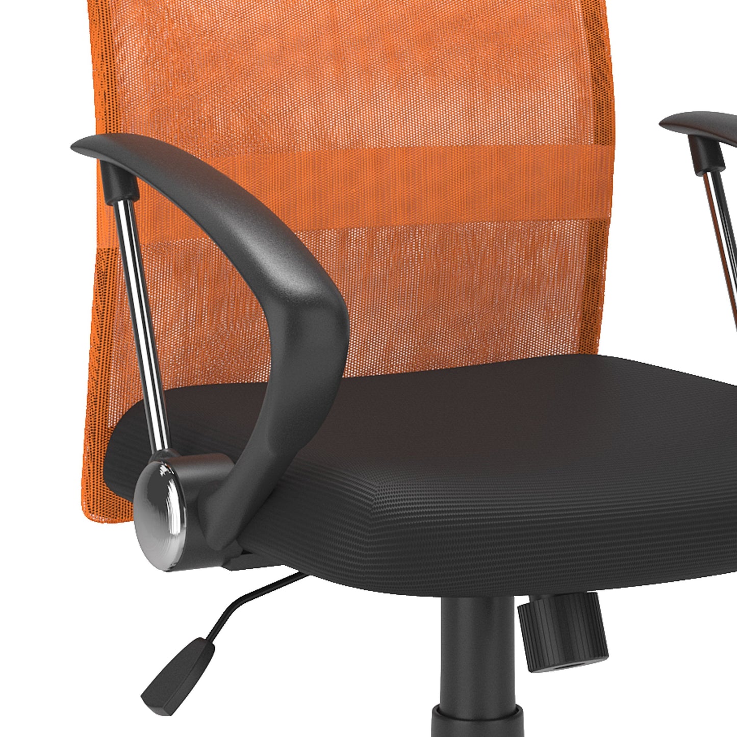 orange Fabric Office Chair Harper Collection detail image by CorLiving#color_orange